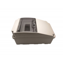 Termosztát doboz  üres, átlátszó előlappal - marással