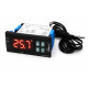 EW-JX1002 digitális termosztát 230V, 2 relés, NTC érzékelővel