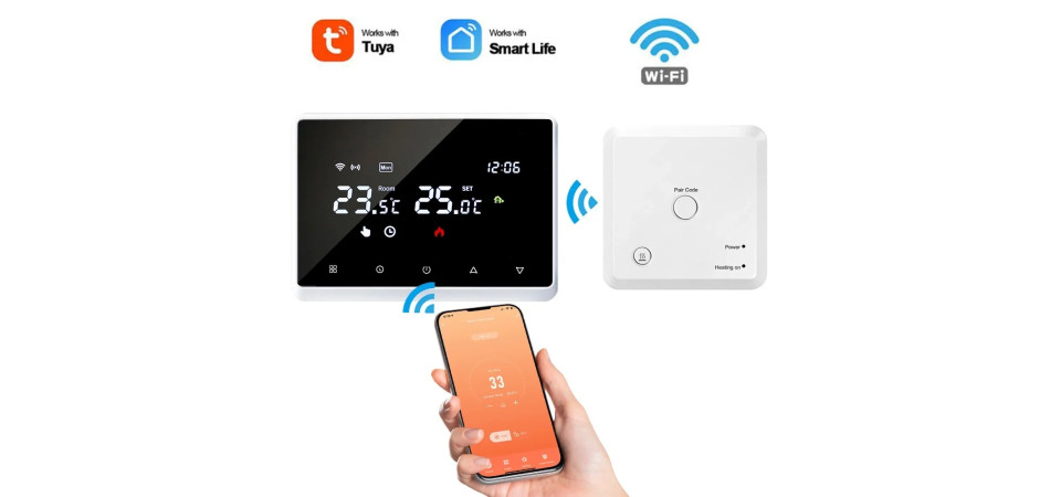 RF WIFI termosztát
