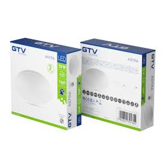 MENNYEZETI LED LÁMPATEST, 18W, 1440 LM, 180-250V/AC, IP54, 4000K, SUG.SZÖG:120°