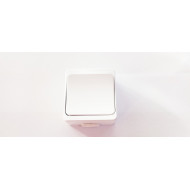 JANTAR, KÉTPÓLUSÚ KAPCSOLÓ, CSAPFEDELES, IP44, FEHÉR