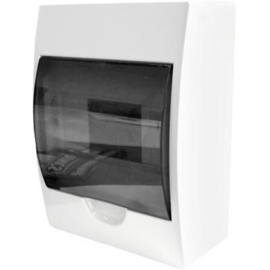 Lakáselosztó falon kívüli 1x4M, átlátszó ajtó